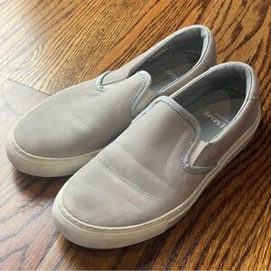 Gray Slip-On Diemme Leather Shoes
